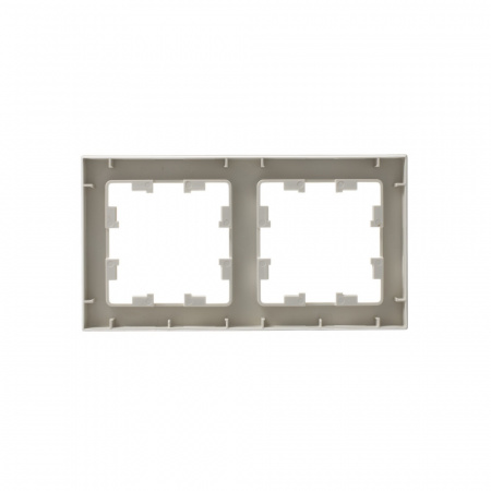 Рамка двухпостовая ATLASDESIGN универсальная бежевый Systeme Electric ATN000202