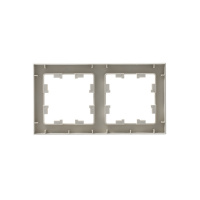 Рамка двухпостовая ATLASDESIGN универсальная бежевый Systeme Electric ATN000202