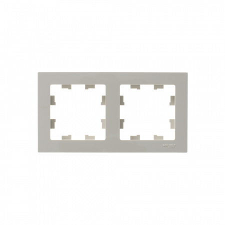 Рамка двухпостовая ATLASDESIGN универсальная бежевый Systeme Electric ATN000202