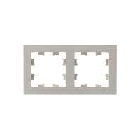 Рамка двухпостовая ATLASDESIGN универсальная бежевый Systeme Electric ATN000202