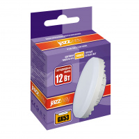 Лампа светодиодная LED 12Вт GX53 980Лм 230V/50Hz теплый матовая JazzWay 1029102