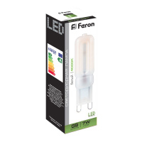 Лампа светодиодная LED 7вт 230в G9 белый капсульная FERON LB-431 25756