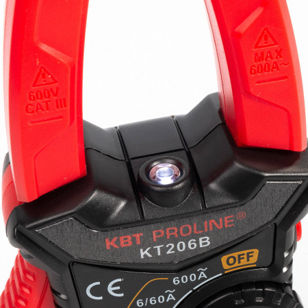 79130 Токовые клещи цифровые KT 206B серия PROLINE КВТ 