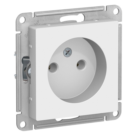 ATN000141 Розетка ATLASDESIGN без заземления 16А механизм белый Systeme Electric 