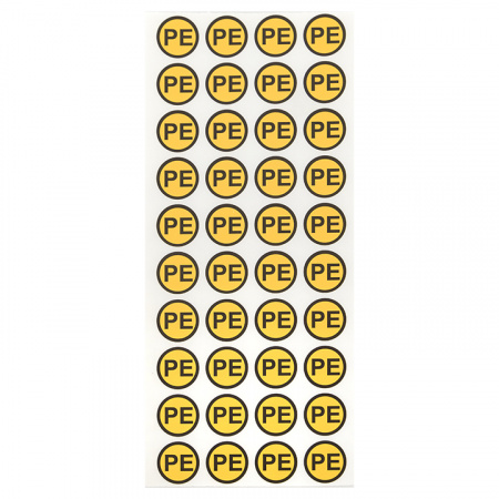 an-2-08 Наклейка PE круглая d=20мм EKF 