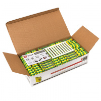 Клемма винтовая ЕК-16мм.кв Земля EKF plc-ek-16/80