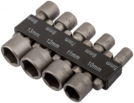 57915 Набор усиленных головок CrV 9 шт (5-13 мм) FIT 