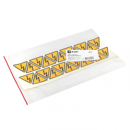 an-1-03 Знак ''молния'' 50х50х50мм (1шт) EKF 