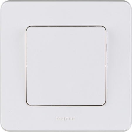 Выключатель одноклавишный INSPIRIA 10 AX 250 В~ белый Legrand/Daccord 673600