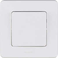 Выключатель одноклавишный INSPIRIA 10 AX 250 В~ белый Legrand/Daccord 673600