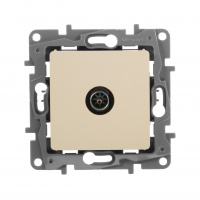 ETIKA Розетка телевизионная TV Звезда слоновая кость Legrand/Daccord 672351