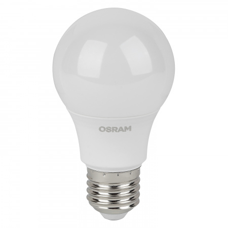 4058075577893 Лампа светодиодная LED 7 Вт E27 3000К 560Лм груша 220 В (замена 60Вт) OSRAM LEDVANCE 