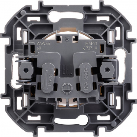 Розетка 2К 16 А 250 В~ INSPIRIA белый Legrand/Daccord 673710