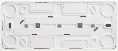 ЭТЮД Розетка тройная открытой установки с заземлением без шторок 16А 250B, белый Systeme Electric PA16-011B