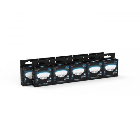 Лампа светодиодная LED 8 Вт 760 лм 6500К AC150-265В GX53 таблетка холодная  Black Gauss GAUSS 108008308