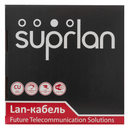 Витая пара Premium UTP 5e 4х2х0.51 Cu LSZH        нг(А)-HF In. 305м SUPRLAN 01-0307-1