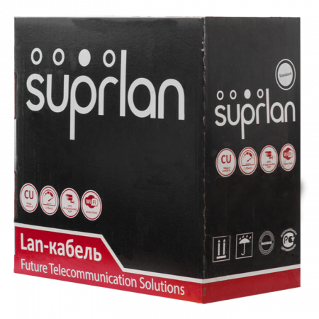Витая пара Premium UTP 5e 4х2х0.51 Cu LSZH        нг(А)-HF In. 305м SUPRLAN 01-0307-1