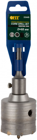33445 Коронка кольцевая по бетону, хвостовик 110 мм в сборе, 68 мм FIT 