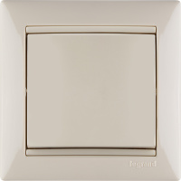 VALENA Переключатель одноклавишный в рамку слоновая кость Legrand/Daccord 774306