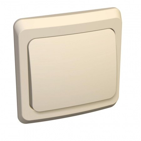 BC10-001K ЭТЮД Выключатель одноклавишный скрытый бежевый сх.1 Systeme Electric 