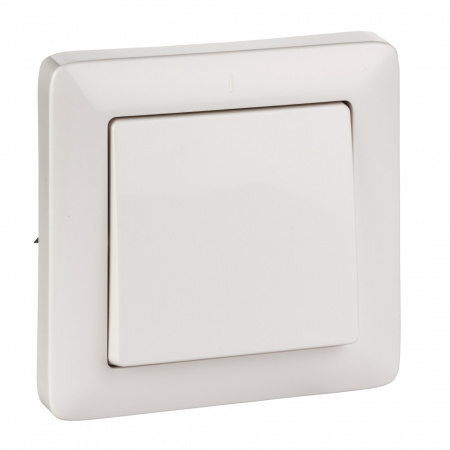 VS16-133-B ХИТ Выключатель одноклавишный скрытый 250В 6А белый Systeme Electric 