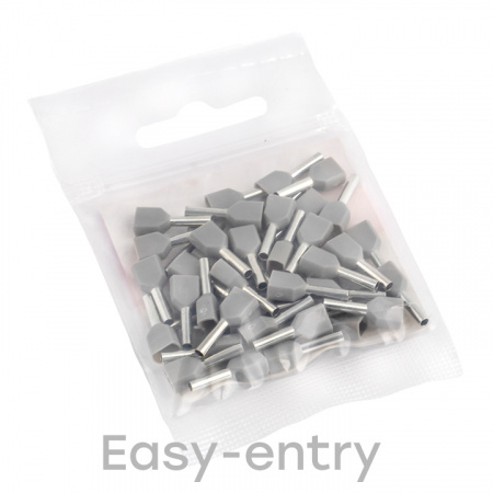 Наконечник штыревой втулочный изолированный НШвИ(2) 0.75-8 (50шт) EKF nhvi2-0.75-8