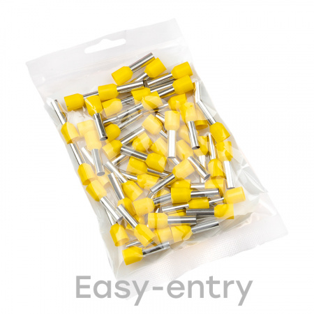 Наконечник штыревой втулочный изолированный НШвИ 6.0-12 (50шт) EKF nhvi-6.0-12