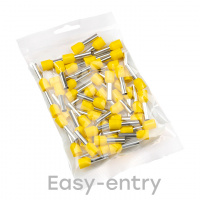 Наконечник штыревой втулочный изолированный НШвИ 6.0-12 (50шт) EKF nhvi-6.0-12