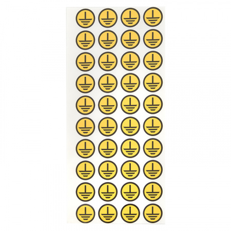 an-1-04 Знак безопасности ''Земля'' (круглый) d=20мм EKF 
