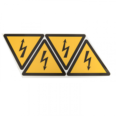 an-1-00 Знак безопасности Молния 150х150х150мм (1шт) EKF 