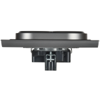 BRITE Розетка двойная с заземлением без защитных шторок 16А в сборе РС12-3-БрС сталь IEK BR-R21-16-K46-F