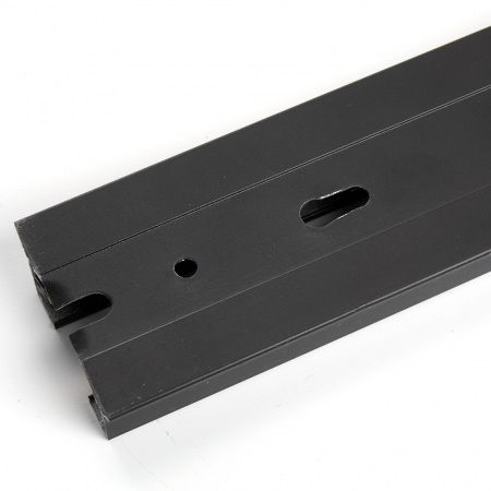 Шинопровод для трековых светильников 2м черный квадратный (в наборе токовод заглушка крепление) FERON CAB1005 41732