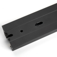 Шинопровод для трековых светильников 2м черный квадратный (в наборе токовод заглушка крепление) FERON CAB1005 41732