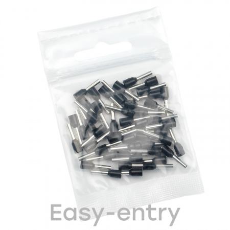 Наконечник НШвИ 1.5-8 (50шт) черный EKF nhvi-1.5-8