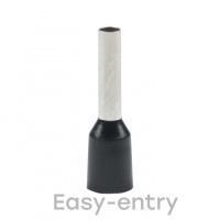 Наконечник НШвИ 1.5-8 (50шт) черный EKF nhvi-1.5-8