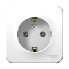 BLNRA010101 BLANCA  розетка наружная  с заземлением без шторок, 16А, 250В, белый Systeme Electric 