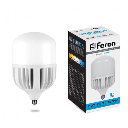 LB-65 38197 Лампа светодиодная LED 120вт Е27/Е40 дневной FERON 