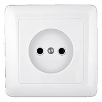 ХИТ Розетка скрытая без заземления 250В 10А белая Systeme Electric RS10-132-B