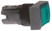 Кнопка удлиненная прямоугольная с подсветкой желтая Schneider Electric ZB6DW3