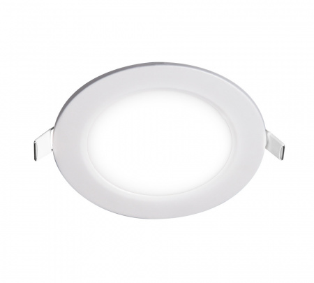 5008465A Светильник светодиодный ДВО-6w 4000K 400 Лм IP40 WH d120мм встраиваемый круг JazzWay 