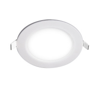 Светильник светодиодный ДВО-6w 4000K 400 Лм IP40 WH d120мм встраиваемый круг JazzWay 5008465A