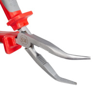 Длинногубцы изогнутые диэлектрические 200 мм серия СТАНДАРТ КВТ 60473