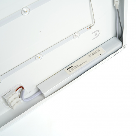 Светильник светодиодный ДВО-40w 595х595х25 4000К 4000Лм рассеиватель с 3D эффектом IP40 FERON AL2117 48521