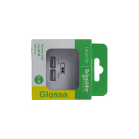 Розетка GLOSSA USB 5В/2100мА 2х5В/1050мА механизм белый Systeme Electric GSL000133
