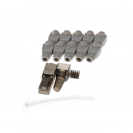 10-0230 Колпачок изолирующий для разъемов RJ-45 серый (10 шт) SUPRLAN 