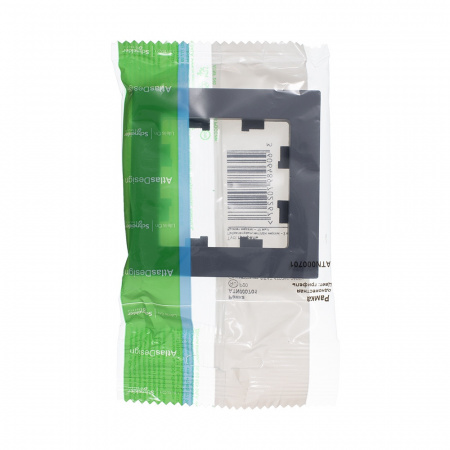 Рамка однопостовая ATLASDESIGN грифель Systeme Electric ATN000701