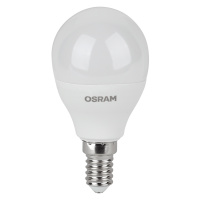 Лампа светодиодная LED 7 Вт E14 4000К 560Лм шарик 220 В (замена 60Вт) OSRAM LEDVANCE 4058075579651