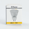 Лампа светодиодная LED 3вт 230в G5.3 MR11 теплый FERON LB-271 25551