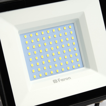 LL-922 32103 Прожектор светодиодный ДО-100w 6400К 9500Лм IP65 черный FERON 
