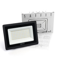 SFL90-70 55176 Прожектор светодиодный ДО-70w 6400К 6300Лм IP65 черный SAFFIT 